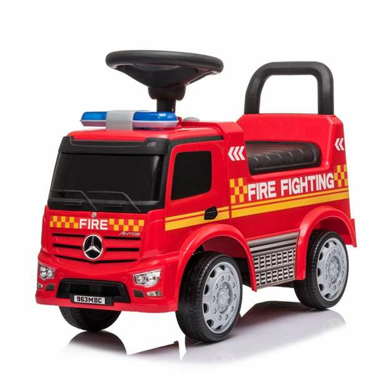 Camion de Pompieri Sonic Mercedes Truck Actros Roșu - Jucarii si jocuri, Vehicule