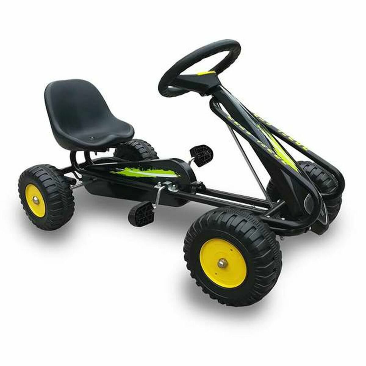 Mașină cu pedale Go Kart Black - Jucarii si jocuri, În aer liber și sport