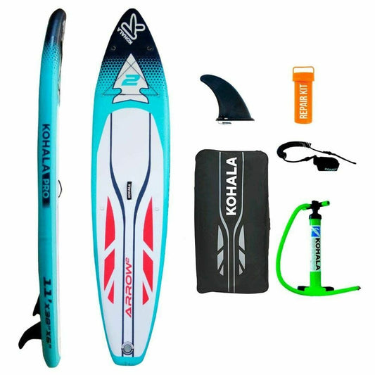 Placă gonflabilă de paddle surf cu accesorii Kohala Arrow 2 Albastru ( 335 x 75 x 15 cm) - Sport și în aer liber, Sporturi acvatice