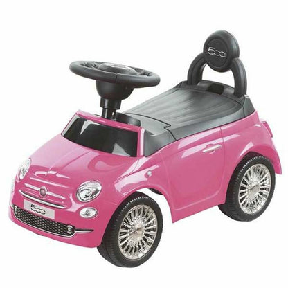Mașină-Premergător RIDE ON CAR FIAT 500 PINK Roz - Jucarii si jocuri, În aer liber și sport