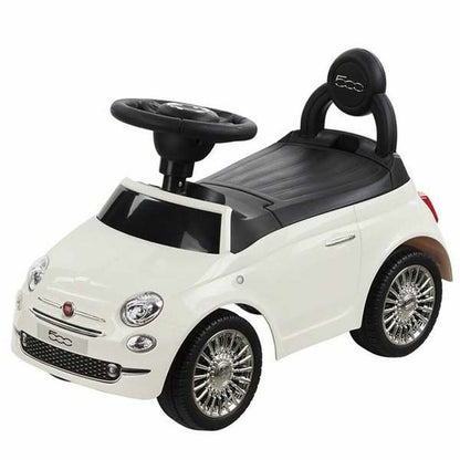 Mașină-Premergător RIDE ON CAR FIAT 500 WHITE Alb - Jucarii si jocuri, În aer liber și sport