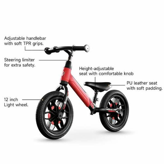 Bicicletă pentru copii Ociotrends Spark Roșu Fără pedale - Jucarii si jocuri, În aer liber și sport