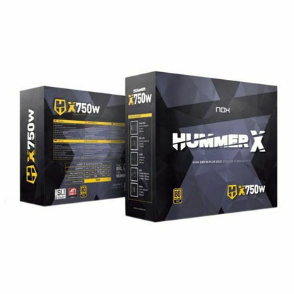 Sursă de Alimentare Gaming Nox-Xtreme Hummer X750W ATX 750 W 80 Plus Gold - Tehnică de calcul, Componente