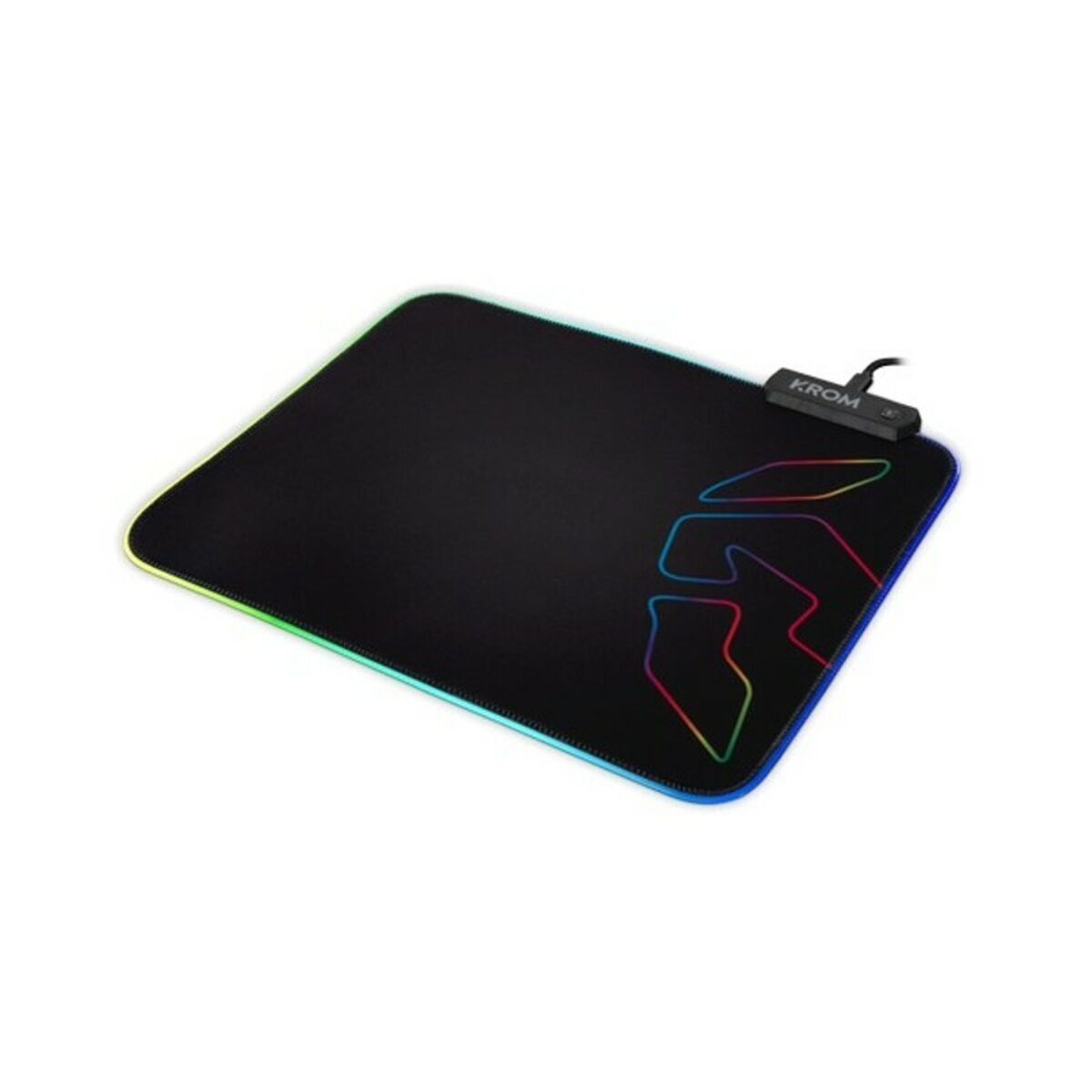 Covoraș Gaming cu Iluminat LED Krom Knout RGB Negru - Tehnică de calcul, Accesorii