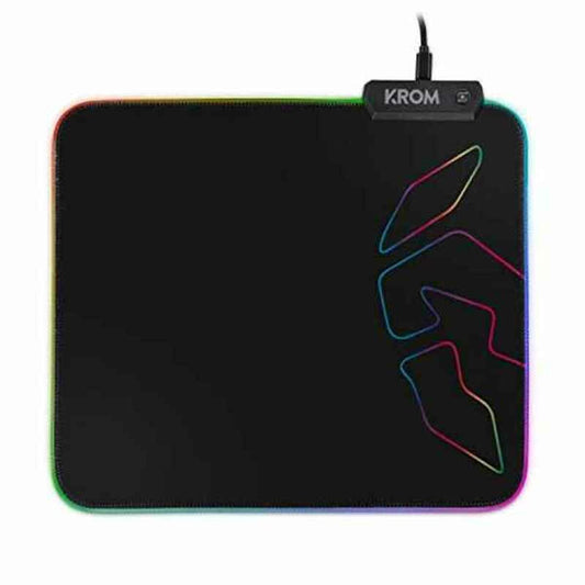 Covoraș Gaming cu Iluminat LED Krom Knout RGB Negru - Tehnică de calcul, Accesorii