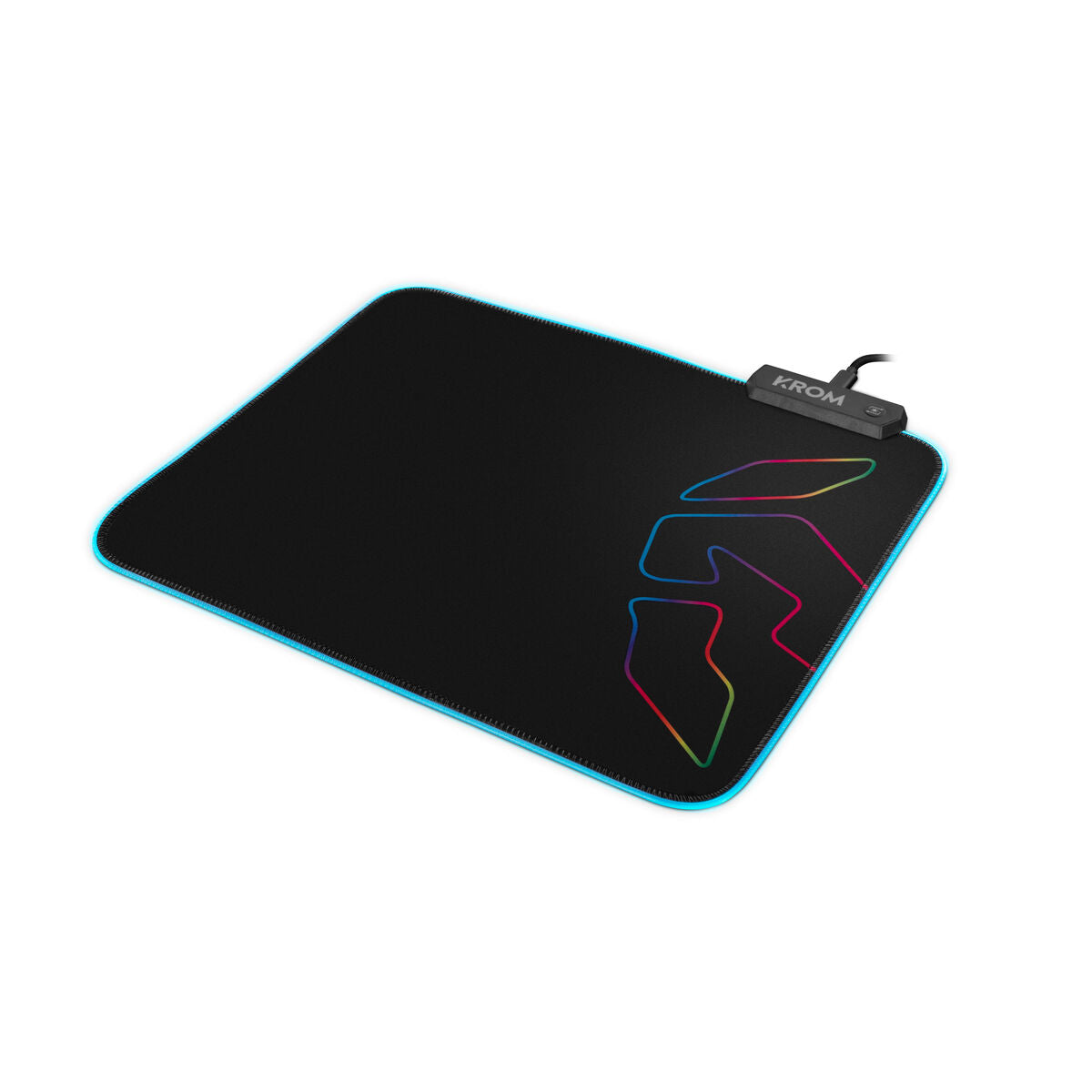 Covoraș Gaming cu Iluminat LED Krom Knout RGB Negru - Tehnică de calcul, Accesorii
