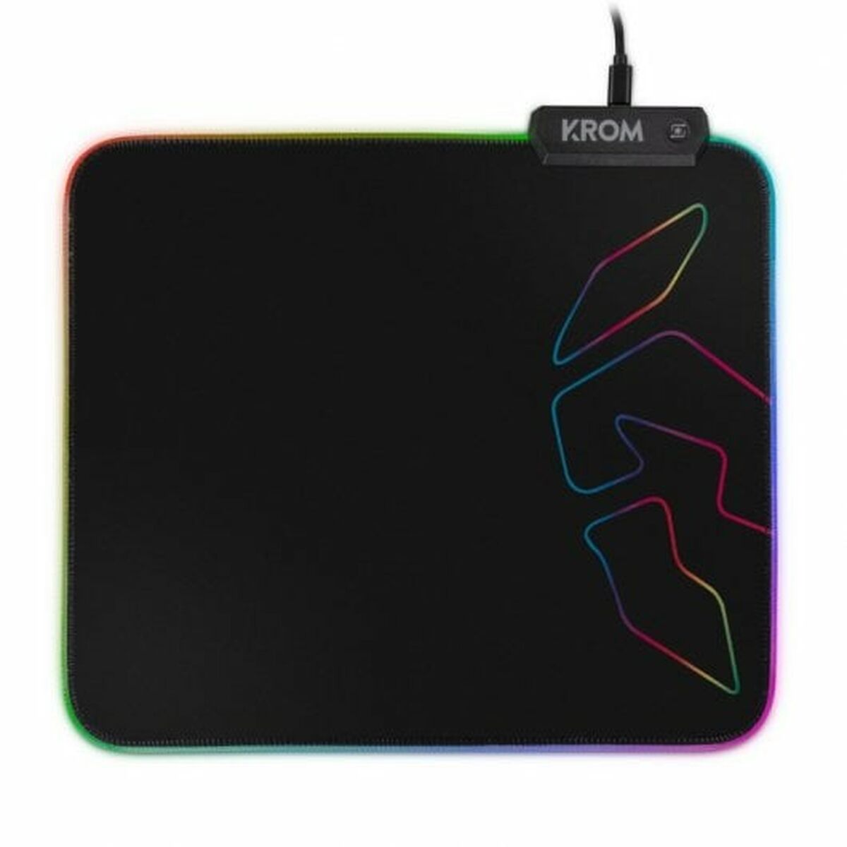 Covoraș Gaming cu Iluminat LED Krom Knout RGB Negru - Tehnică de calcul, Accesorii