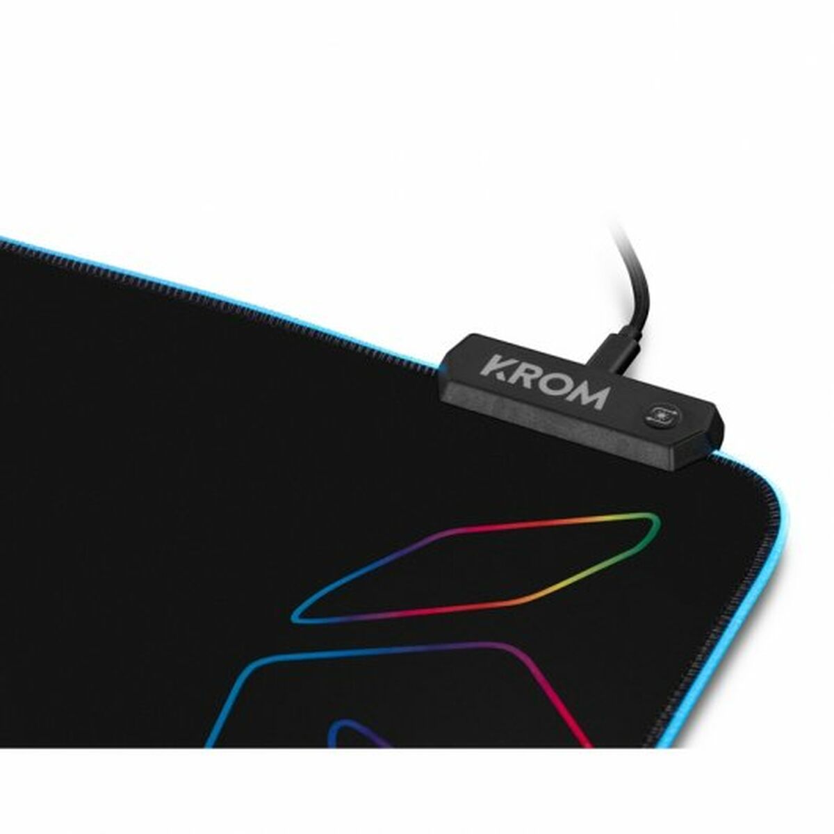 Covoraș Gaming cu Iluminat LED Krom Knout RGB Negru - Tehnică de calcul, Accesorii