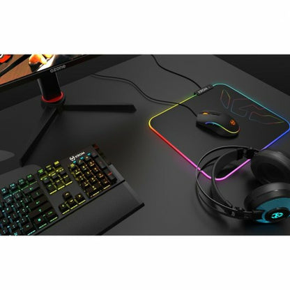 Covoraș Gaming cu Iluminat LED Krom Knout RGB Negru - Tehnică de calcul, Accesorii