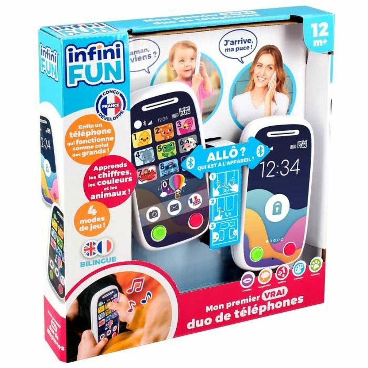 Joc Educativ My 1st Duo of Phones 2 Piese - Jucarii si jocuri, Imitații de jocuri