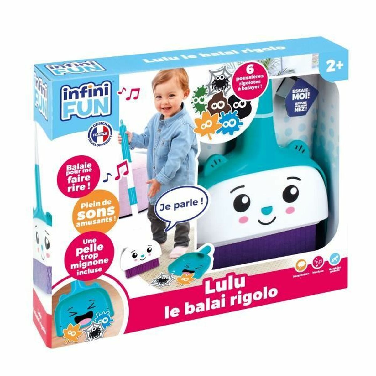 Aparat de jucărie InfiniFUN Lulu the Funny Broom - Jucarii si jocuri, Imitații de jocuri