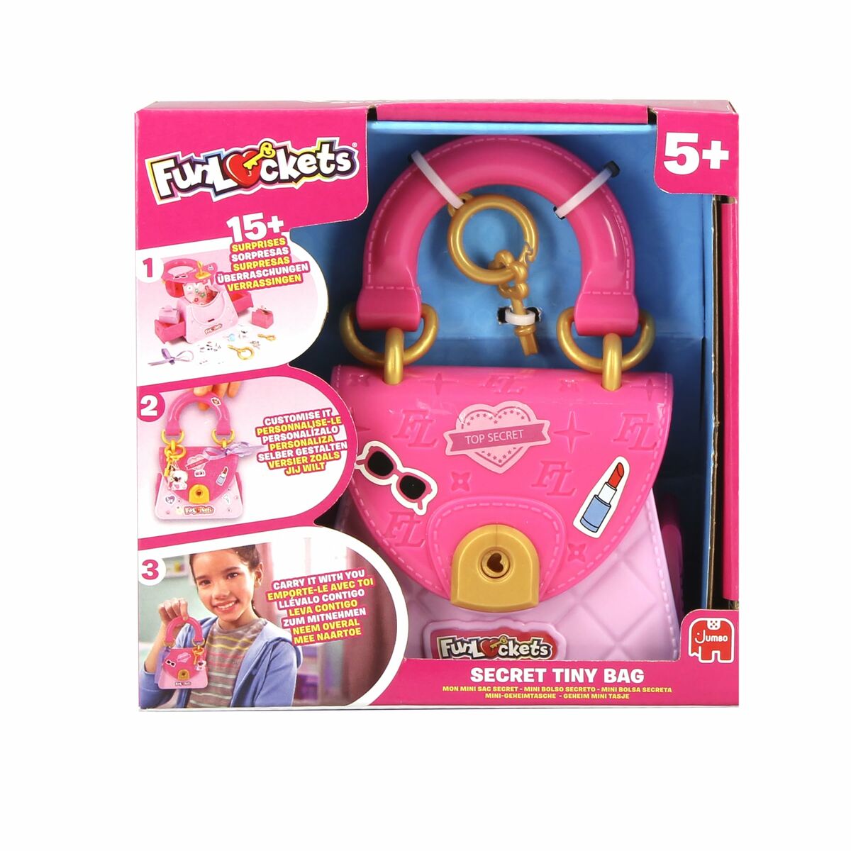 Geantă FunLockets Multicolor - Jucarii si jocuri, Imitații de jocuri