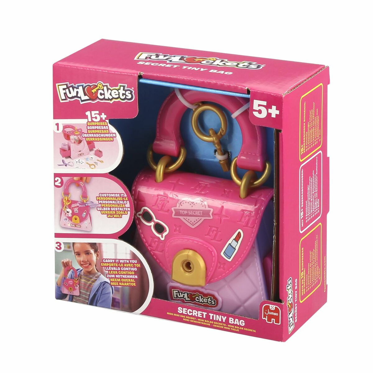 Geantă FunLockets Multicolor - Jucarii si jocuri, Imitații de jocuri