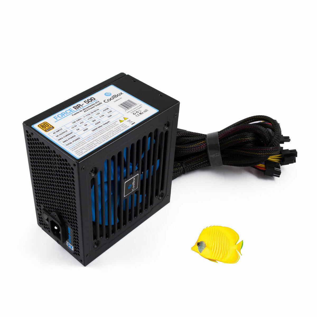 Sursă de Alimentare CoolBox Force BR-500 ATX 80 Plus Bronze 500 W - Tehnică de calcul, Componente