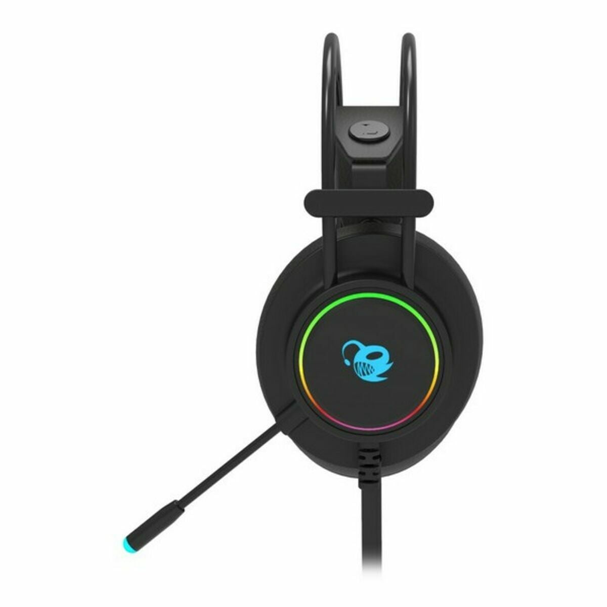 Căști cu Microfon CoolBox DeepLighting Negru - Electronică, Comunicare mobilă și accesorii