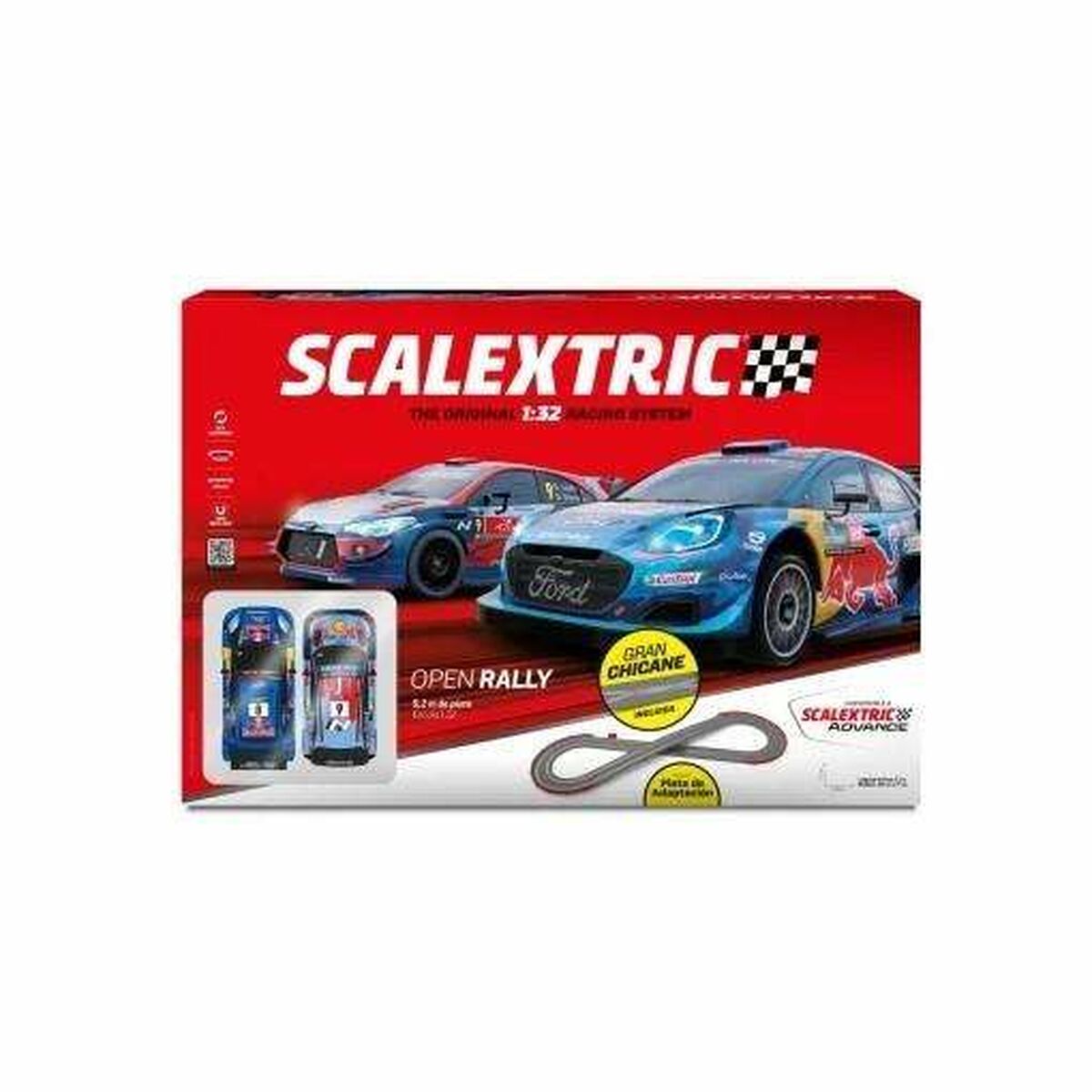 Pistă de Curse Scalextric Open Rally 233 x 77 cm - Jucarii si jocuri, Vehicule