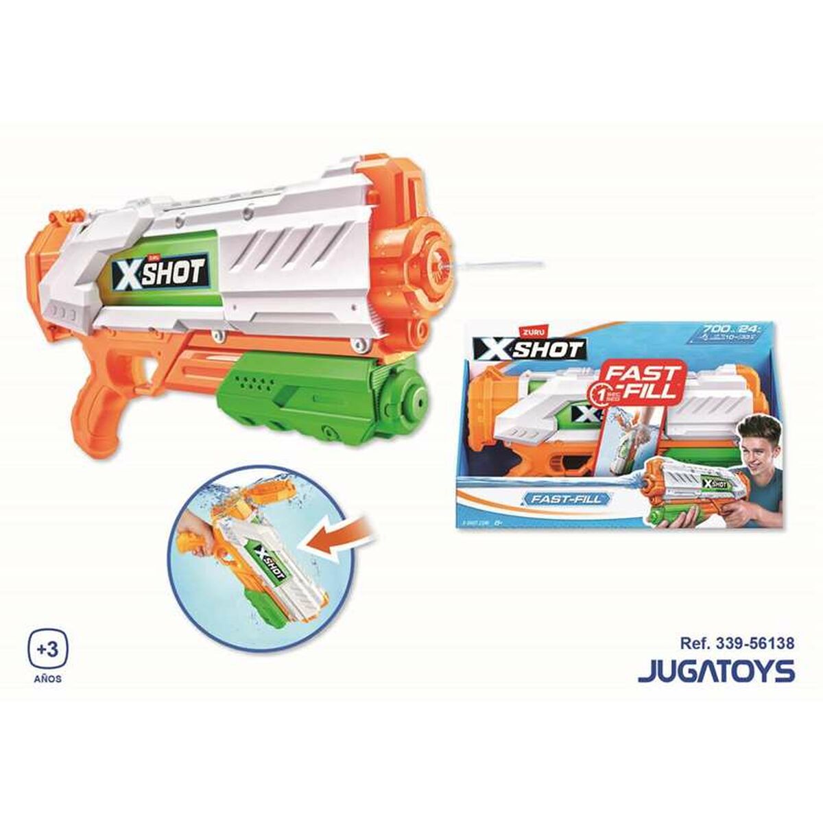 Pistol Zuru X-Shot - Jucarii si jocuri, În aer liber și sport