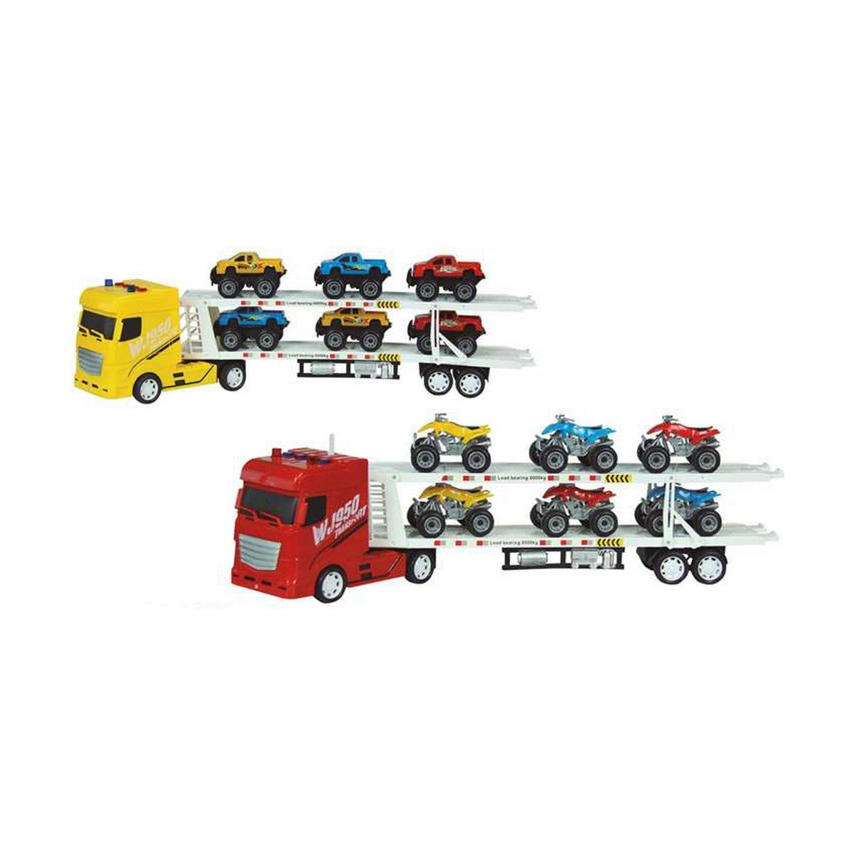 Camion Autotransporter 57 x 20 x 11 cm cu sunet - Jucarii si jocuri, Vehicule