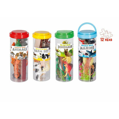 Set de Animale Sălbatice 12 Piese 1 Unități - Jucarii si jocuri, Păpuși și figurine