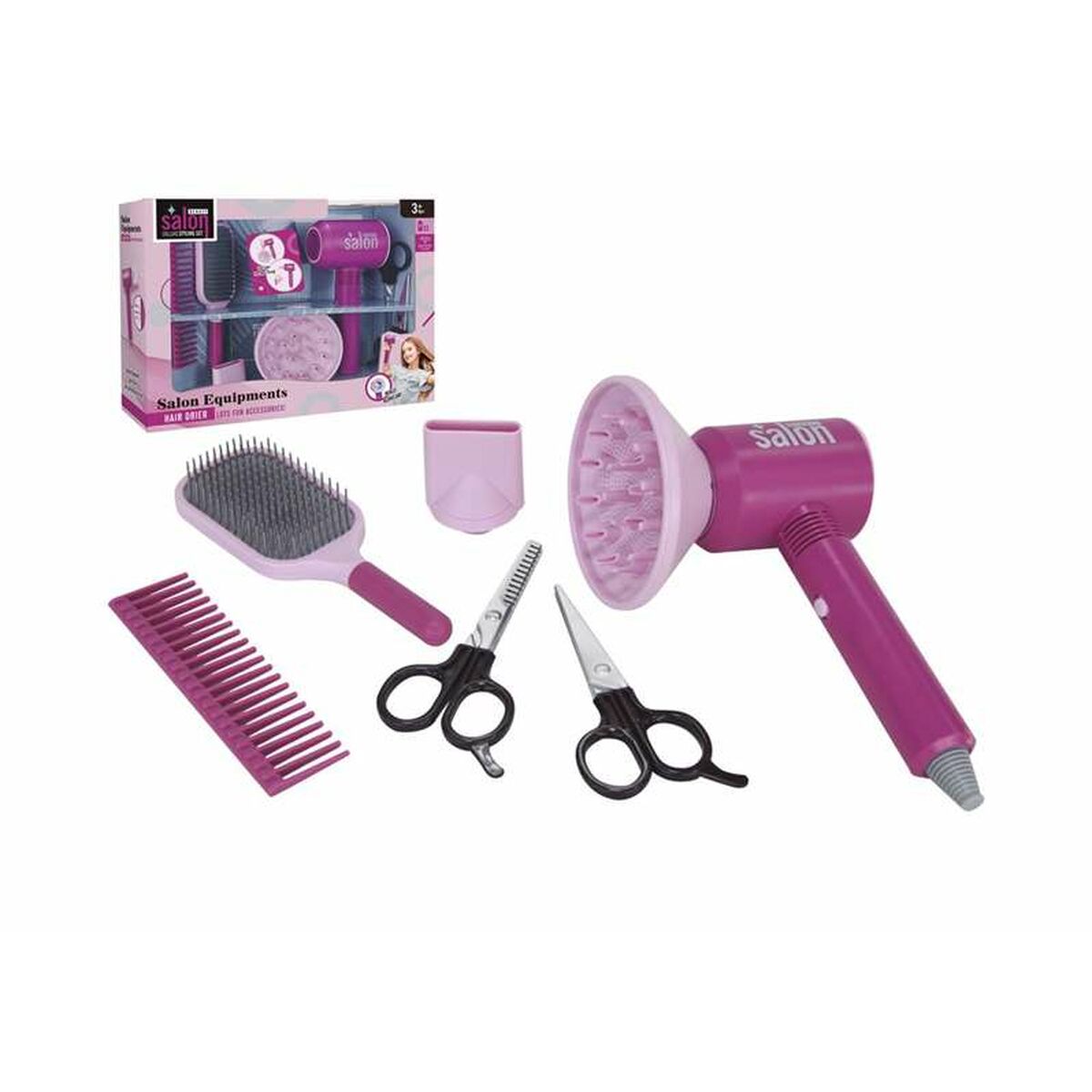 Vaikų plaukų kirpimo rinkinys 33 cm - Jucarii si jocuri, Imitații de jocuri