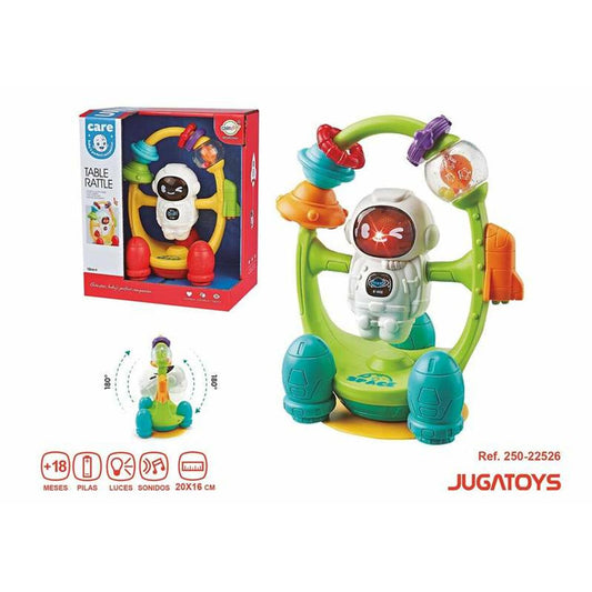 Jucărie interactivă pentru bebeluși Lumină Sunet Rotativ Astronaut / Astronaută 20 x 16 cm - Bebelus, Jucăriile copilăriei timpurii