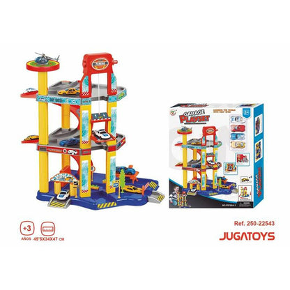 Garaj Parking cu Vehicule 34 x 47 cm - Jucarii si jocuri, Vehicule