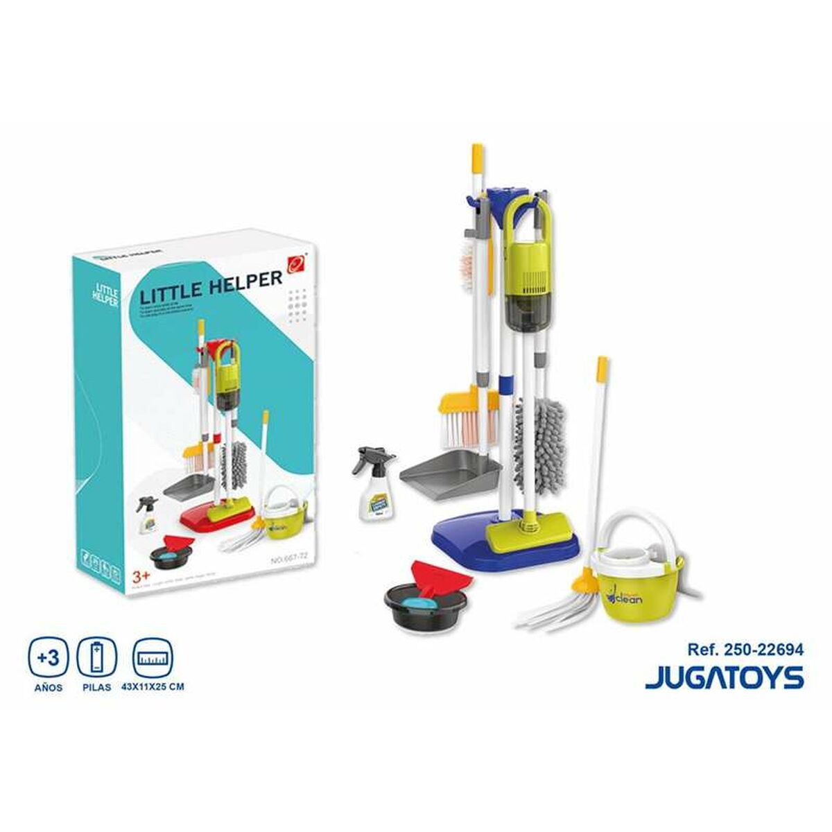 Kit de curățare et de depozitare 43 x 11 x 25 cm - Jucarii si jocuri, Imitații de jocuri