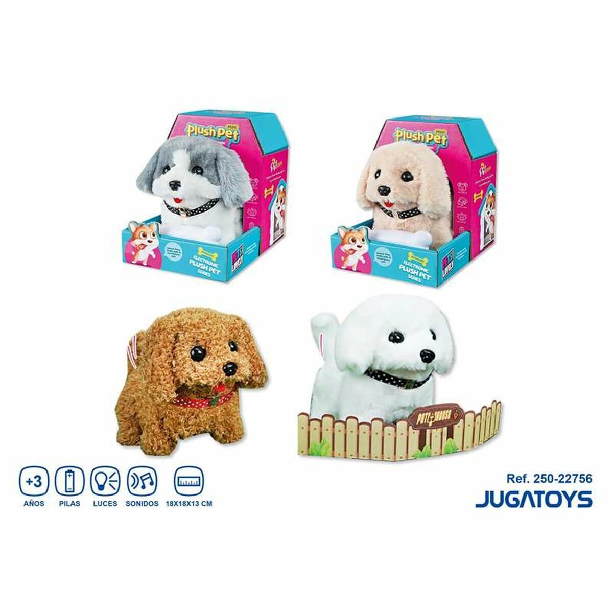 Animal de Companie Interactiv 18 x 18 x 13 cm Câine - Jucarii si jocuri, Jucării electronice