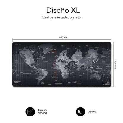 Covoraș de șoarece Subblim SUB-MP-01PUW01 Negru 90 x 40 cm - Tehnică de calcul, Accesorii