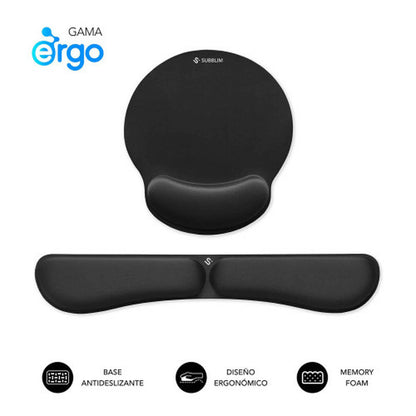 Covoraș de șoarece Subblim SUBMP-04E020 Negru - Tehnică de calcul, Accesorii