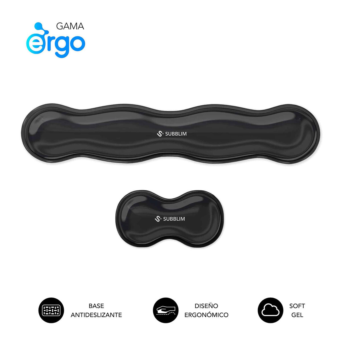 Covoraș de șoarece Subblim SUBMP-04E061 Negru - Tehnică de calcul, Accesorii