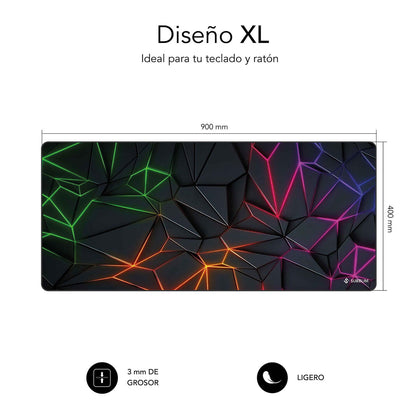 Covoraș de șoarece Subblim Neon Obsidian XL - Tehnică de calcul, Accesorii