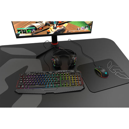 Căști cu Microfon Gaming Krom Kappa Negru RGB - Electronică, Joc video