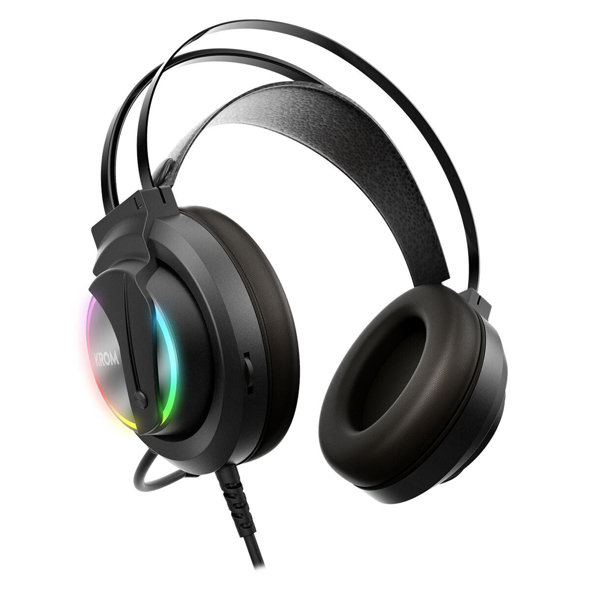 Căști cu Microfon Gaming Krom Kappa Negru RGB - Electronică, Joc video