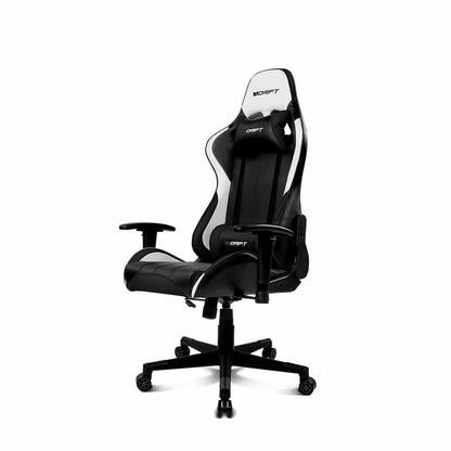 Scaun Gaming DRIFT DR175CARBON Alb Negru - Acasă și bucătărie, Mobilă