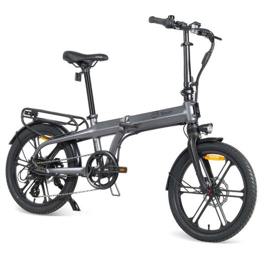 Bicicletă Electrică Youin BK1800 PRAGA Gri 250 W 20" - Sport și în aer liber, Ciclism
