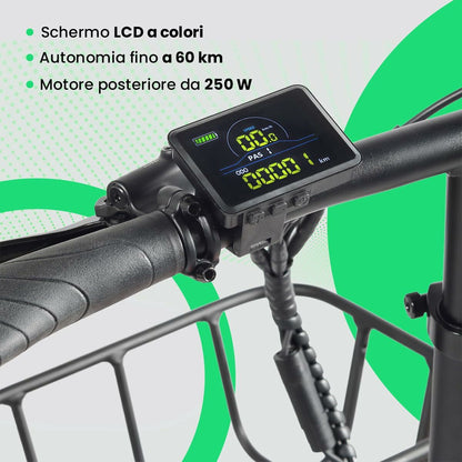 Bicicletă Electrică Youin BK1716 LUXOR II Coral 250 W - Sport și în aer liber, Ciclism