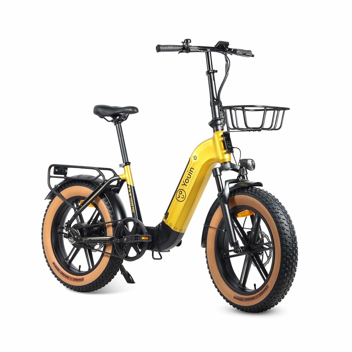 Bicicletă Electrică Youin BK1750 LUXOR II PRO A/N Galben 250 W - Sport și în aer liber, Ciclism