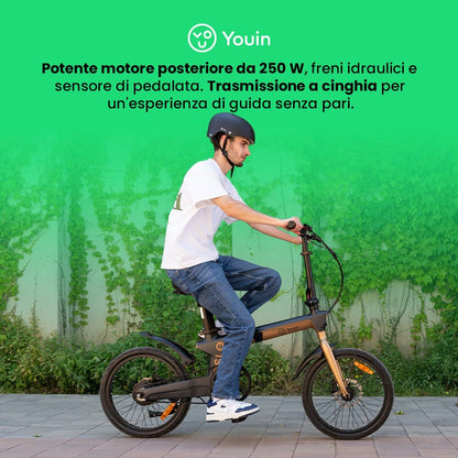 Bicicletă Electrică Youin BK1950 OSLO PRO Negru Auriu* - Sport și în aer liber, Ciclism