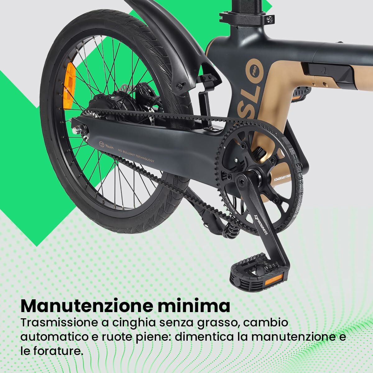 Bicicletă Electrică Youin BK1950 OSLO PRO Negru Auriu* - Sport și în aer liber, Ciclism