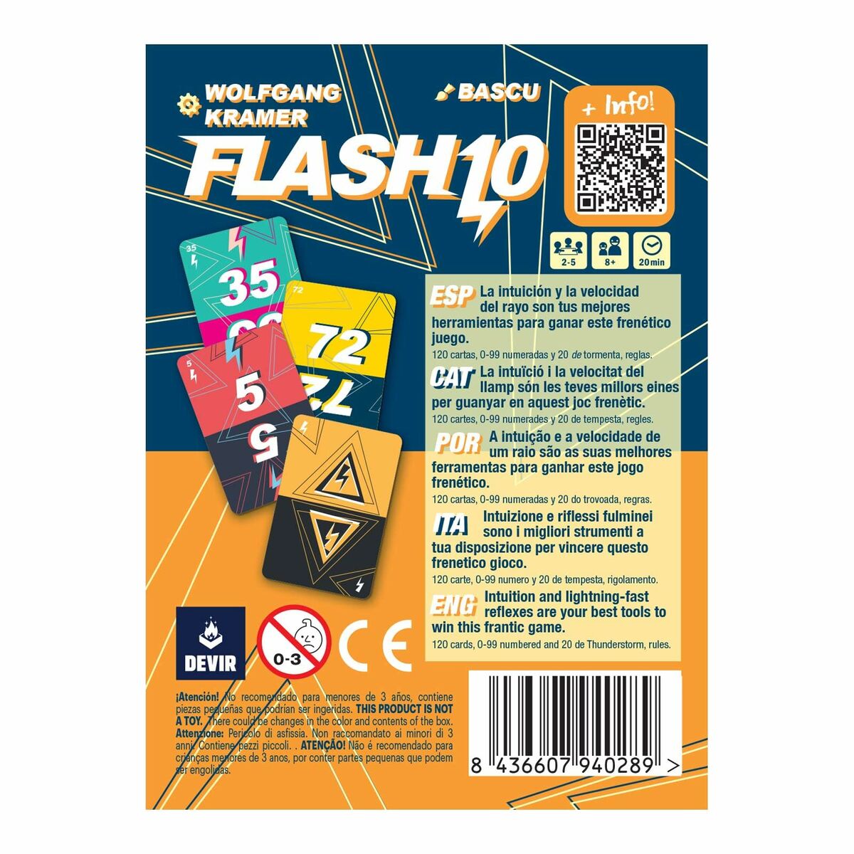Joc de Masă Devir Flash 10 - Jucarii si jocuri, Jocuri și accesorii