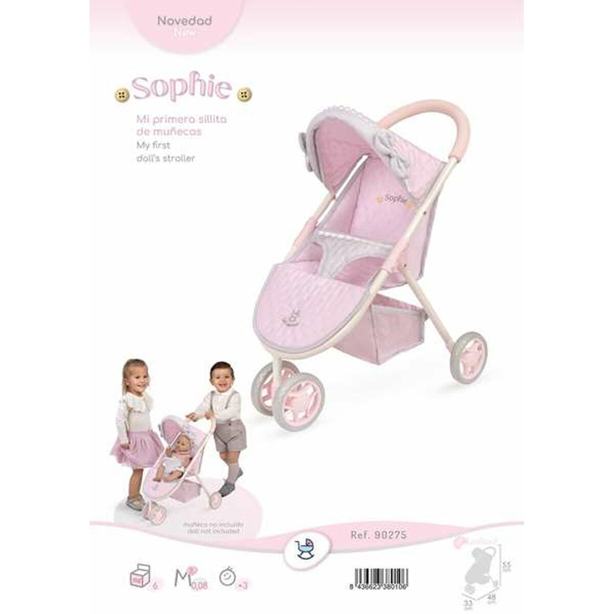 Scaun pentru Păpuși Decuevas 50 cm - Jucarii si jocuri, Păpuși și accesorii