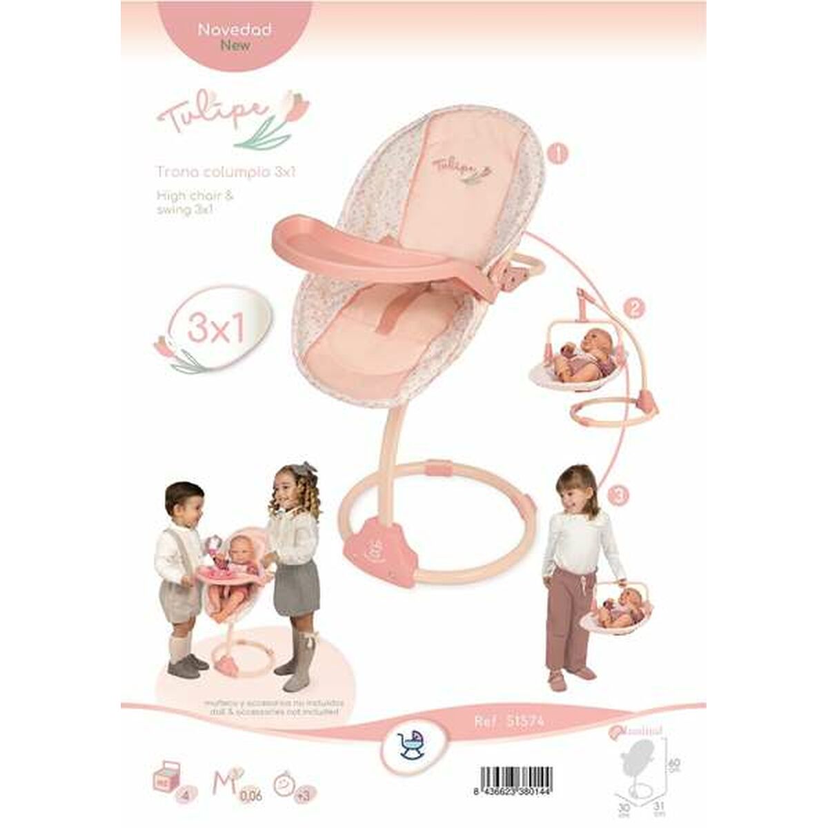 Accesorii pentru papusi Decuevas 50 cm - Jucarii si jocuri, Păpuși și accesorii