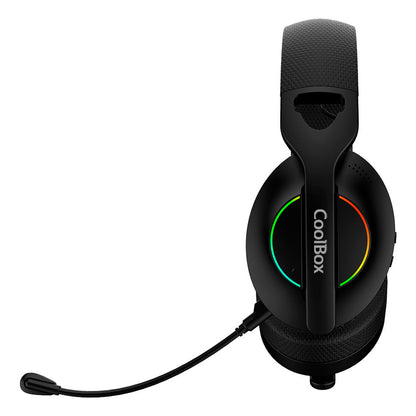 Căști cu Microfon Gaming CoolBox COO-AUM-WB01-B Negru - Electronică, Joc video