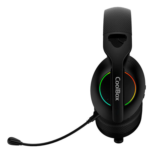 Căști cu Microfon Gaming CoolBox COO-AUM-WB01-B Negru - Electronică, Joc video