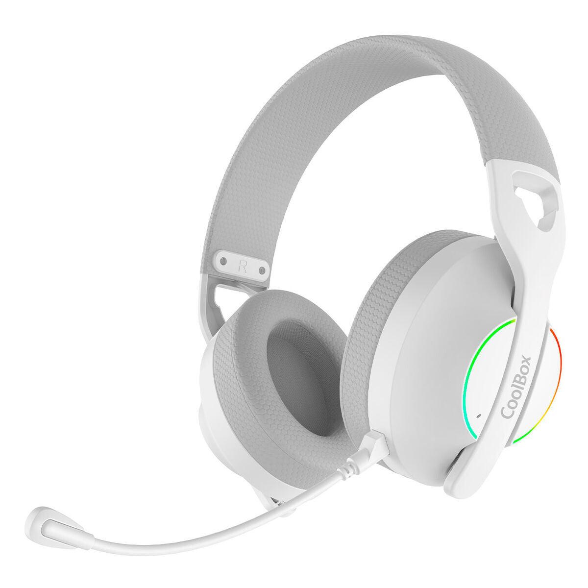 Căști cu Microfon Gaming CoolBox COO-AUM-WB01-W Alb - Electronică, Joc video