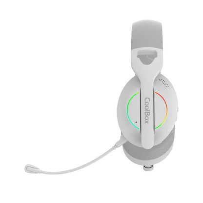 Căști cu Microfon Gaming CoolBox COO-AUM-WB01-W Alb - Electronică, Joc video