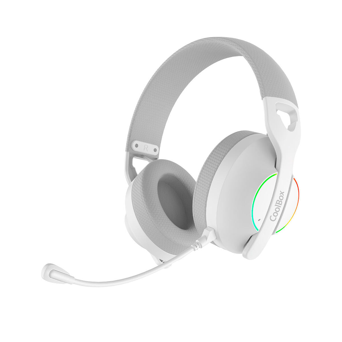 Căști cu Microfon Gaming CoolBox COO-AUM-WB01-W Alb - Electronică, Joc video