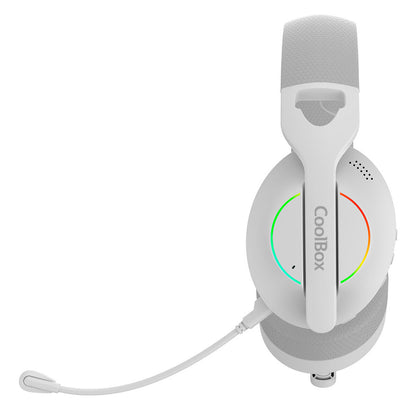 Căști cu Microfon Gaming CoolBox COO-AUM-WB01-W Alb - Electronică, Joc video