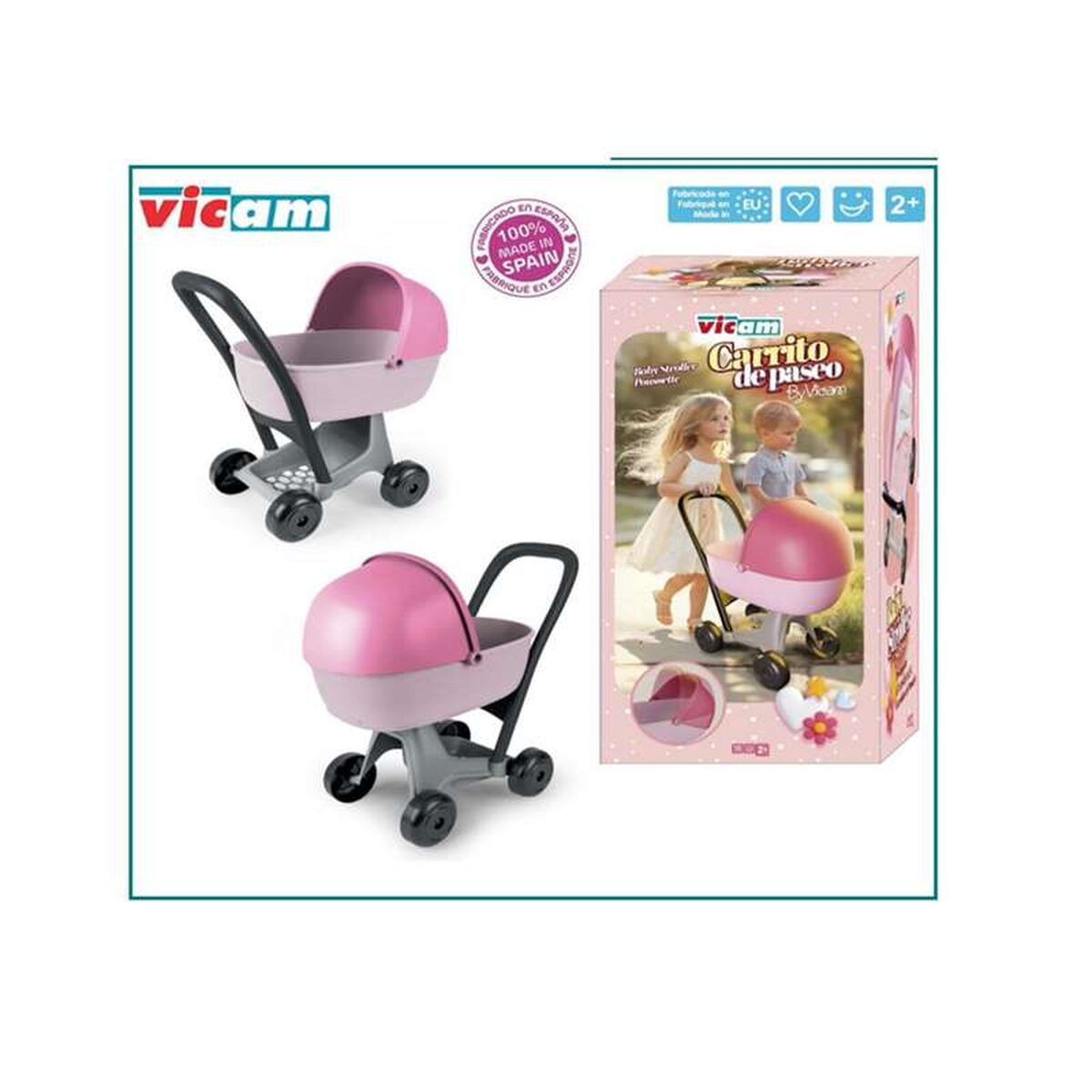 Cărucior pentru Păpuși 56 X 24 X 30 CM - Jucarii si jocuri, Păpuși și accesorii